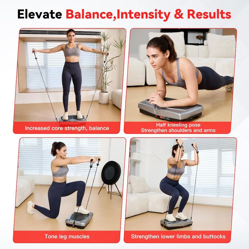 Photo 1 of Vibration Plate Exercise Machine for Lymphatic Drainage Weight Loss,Full Body Workout Vibrating Plate Lymphatic Drainage Massager,Workout Equipment Fitness Weight Fat Burner Loss & Shaping