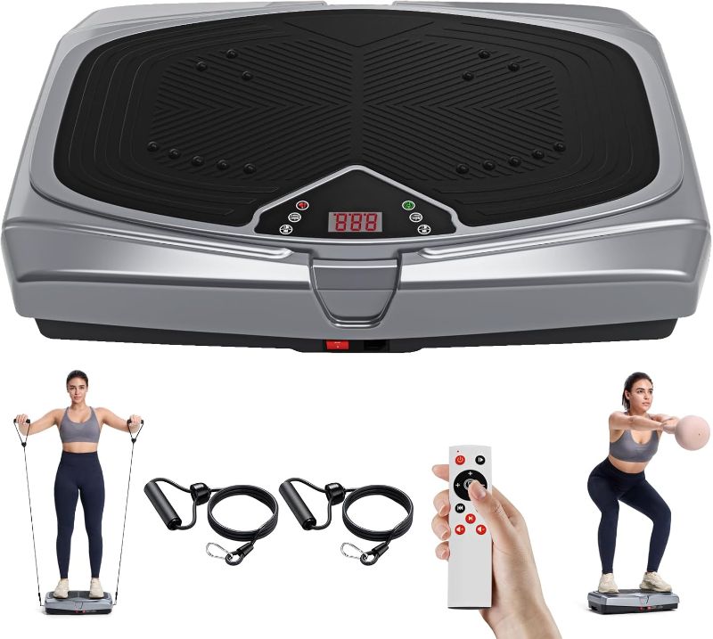 Photo 1 of Vibration Plate Exercise Machine for Lymphatic Drainage Weight Loss,Full Body Workout Vibrating Plate Lymphatic Drainage Massager,Workout Equipment Fitness Weight Fat Burner Loss & Shaping
