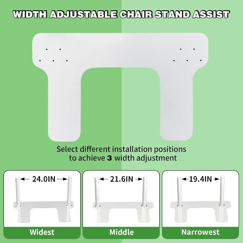 Photo 1 of Heavy Duty Couch Stand Assist, Height & Width Adjustable Standing aid & Support Device, Chair/Sofa Stand Assist for Elderly Mobility & Daily Living Sit to Stand(400LBs Loading, BLACK)