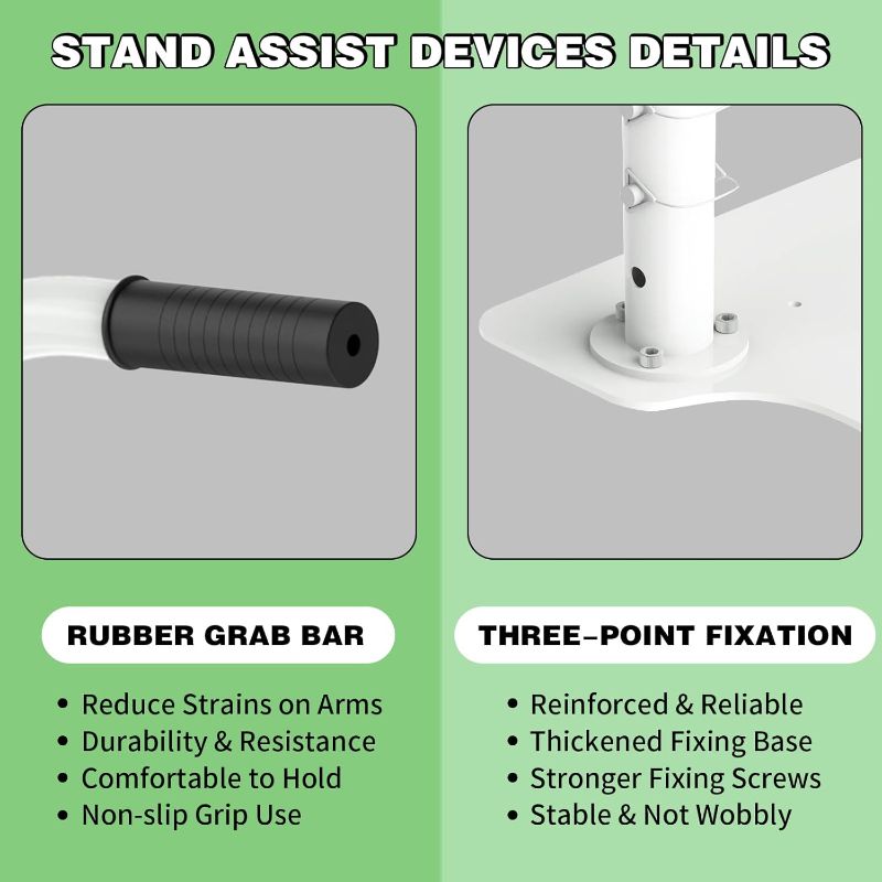 Photo 1 of Heavy Duty Couch Stand Assist, Height & Width Adjustable Standing aid & Support Device, Chair/Sofa Stand Assist for Elderly Mobility & Daily Living Sit to Stand(400LBs Loading, BLACK)