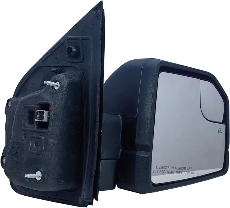 Photo 1 of Replacement Passenger Right Side Door Mirror Power Heated Glass with Signal Light Textured Back for Ford F-150 2017 2018 2019 2020