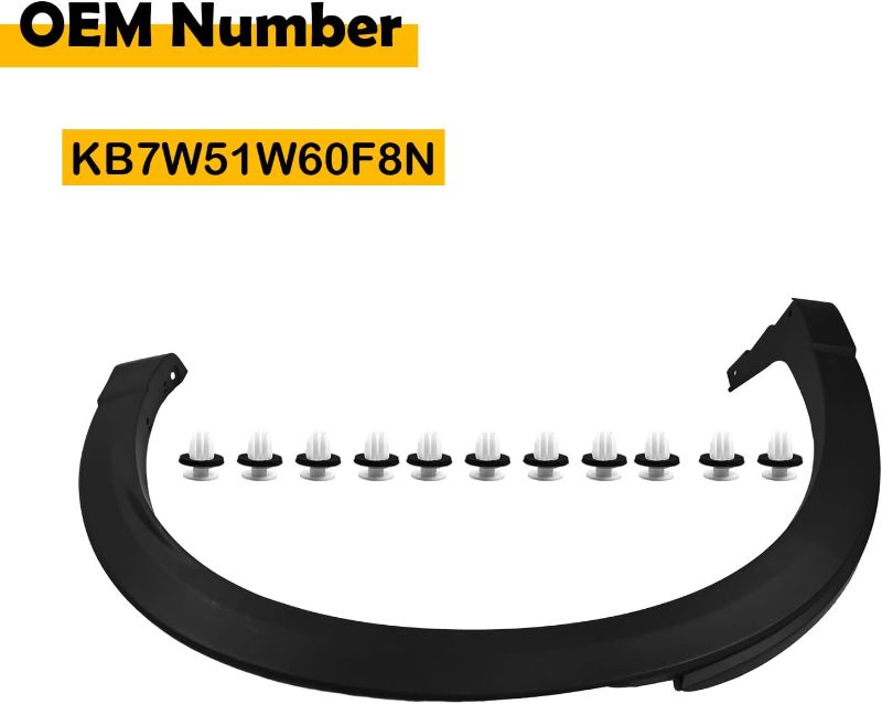 Photo 1 of KB7W51W60F8N Rear Left Side Fender Molding Trim Compatible with Mazda CX-5 2017-2021, MA1790101 Replacement