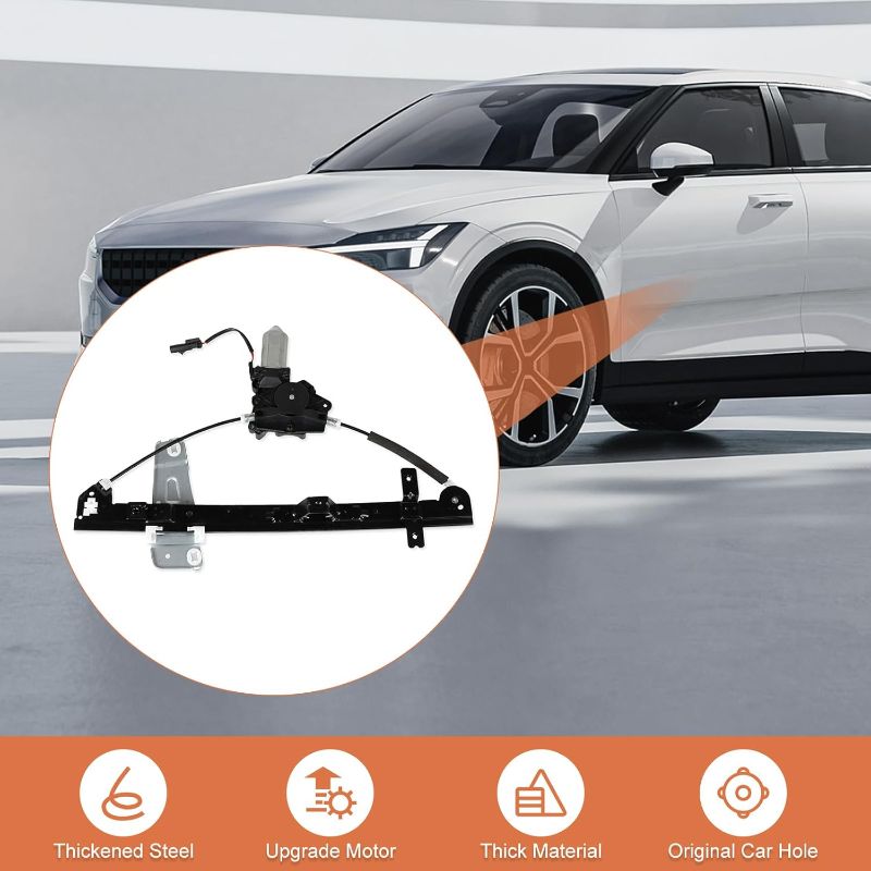 Photo 1 of 741-557 Window Regulator Passenger Side Front Right Fit for Jeep Grand Cherokee 4.0L 4.7L 2000 2001 2002 2003 2004 with Power Window Motor 55363286AA 55363286AB 55363286AC 55363286AD 11A104