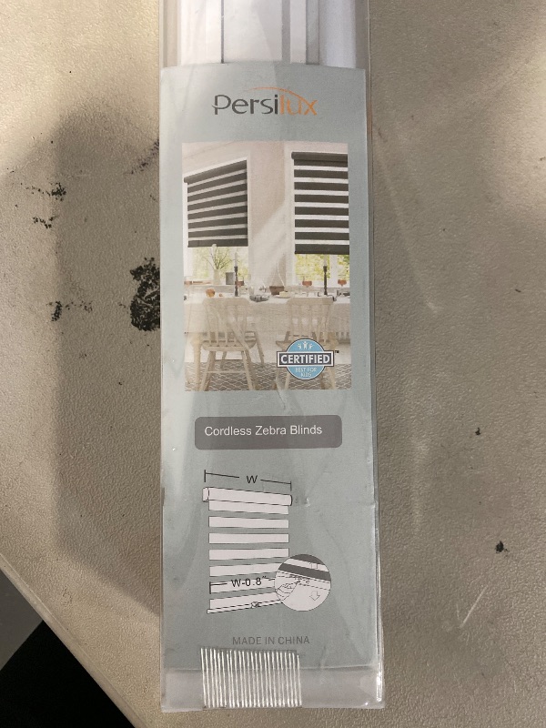 Photo 1 of CHICOLOGY Zebra Blinds , Roller Window Shades , Blinds for Windows , Roller Shades for Windows , Window Shades for Home , Window Shades , Pull Down Shades for Windows , 35"W X 72"H , Basic Arctic