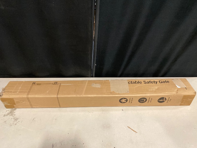 Photo 1 of Upgraded 59" Retractable Baby Gates with Reinforced Strip Design to Prevent Crawling Through, 42" Extra Tall Retractable Gates, 5 FT Retractable Dog Gate for Stairs, Doorways, Hallways