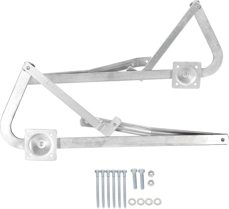 Photo 1 of HECASA 55-2 Attic Ladder Spreader Hinge Arms Replacement Counter Balance Arms Hinge Kit Compatible with 2010-Up Werner Mk 5, WU2210, W2208, W2210 Thick Zinc