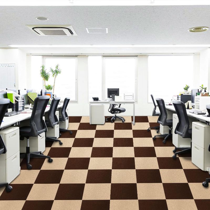 Photo 1 of Carpet Tile 12” X 12” Self Adhesive Carpet Floor Tiles Anti-Slip Reusable Carpet Squares Peel and Stick Carpet Floor Tile Easy Install DIY for Bedroom Living Room(20 Pcs)