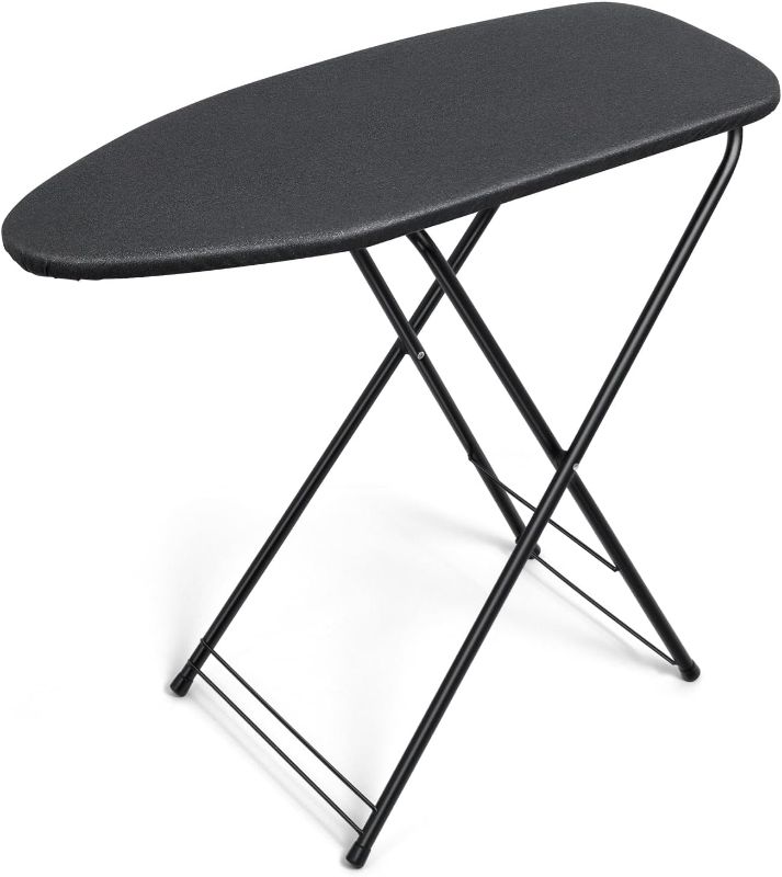 Photo 1 of Duwee 13"×35" Ironing Board Small with Heat Resistant Cover,Folding Compact Ironing Board,Light Weight,Easy to Storage,Black
