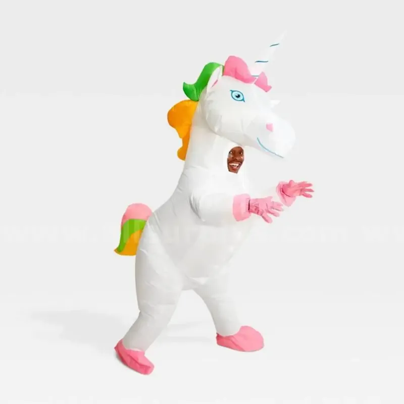 Photo 1 of one size fits most adult inflatable unicorn costume , hyde and eek boutique .