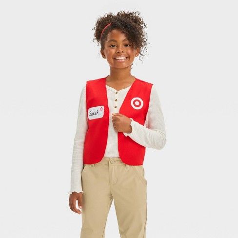 Photo 1 of kids one size fits most hyde and eek target team member costume vest .