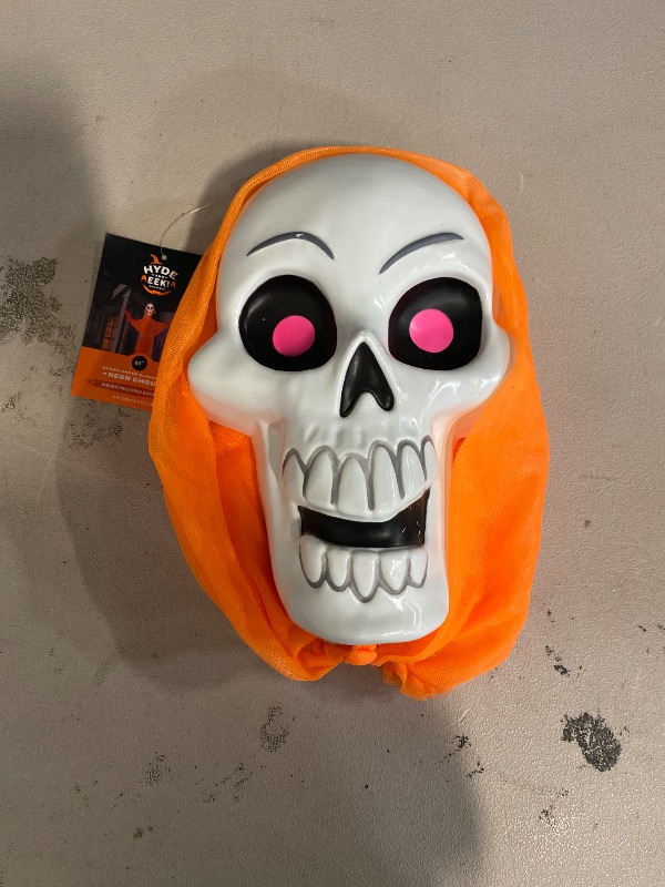 Photo 1 of Hyde and eek 65' glows under blacklight neon ghoul in orange . indoor/ outdoor decor . 