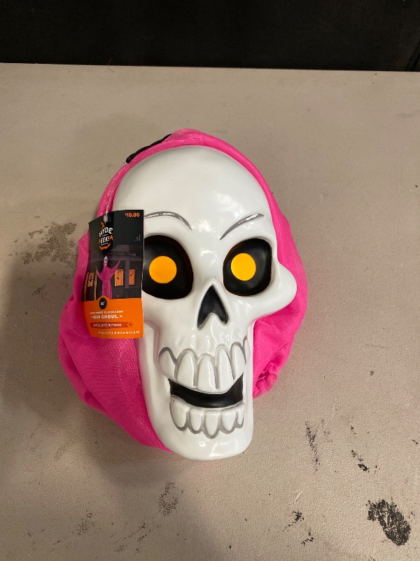Photo 1 of Hyde and eek 65' glows under blacklight neon ghoul in pink . indoor/ outdoor decor . 