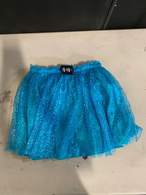 Photo 1 of Adult one size fits most blue glimmer tutu .