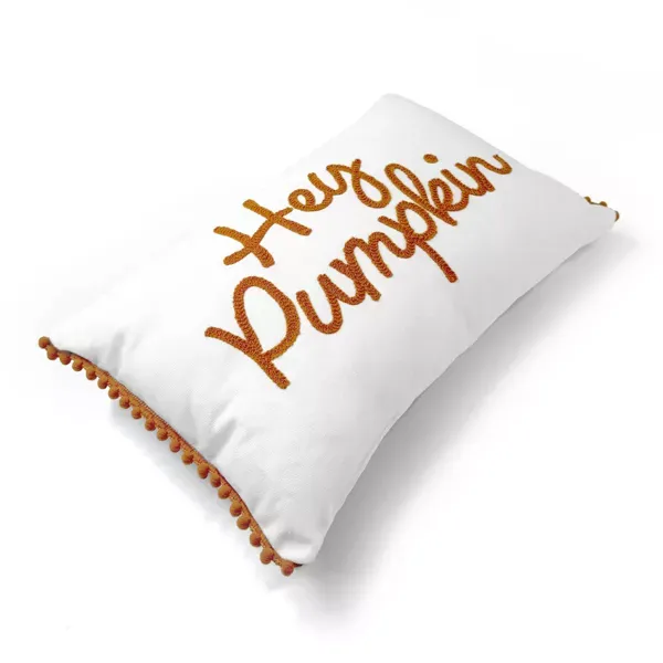 Photo 1 of Hey Pumpkin Pillow set of 2  - Bullseye's Playground 