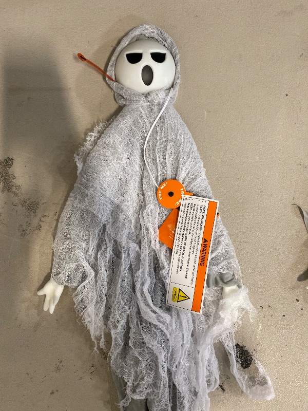 Photo 1 of Mini  Ghost Halloween Ghoul - Hyde and EEK! Boutique™: Poseable, Indoor Decor, Battery-Operated