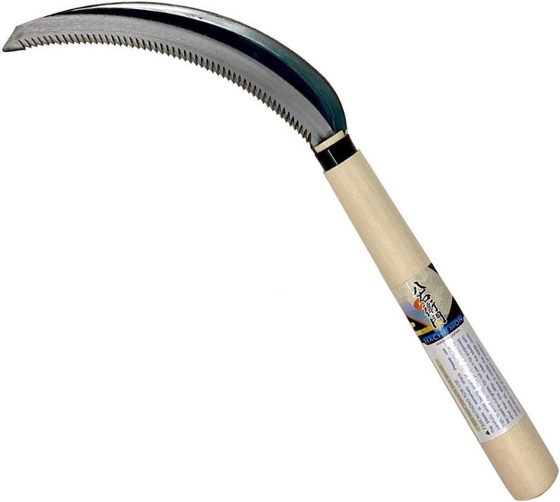 Photo 1 of Serrated Sickle Garden Tool for Weeding - Compact and Lightweight - Japanese Weeding Sickle