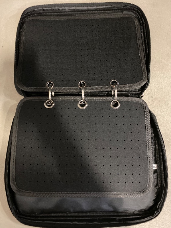 Photo 1 of PACMAXI Enamel Pin Display Case, Pins Storage Organizer, Travel Brooch Display Bag