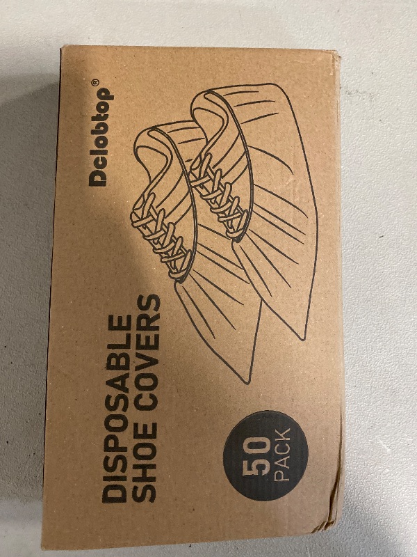Photo 1 of squish Boot Covers Disposable Non Slip, Black Durable Shoe Covers Disposable for Indoors, 50 Pack Anti-Slip Shoe Booties Breathable Thick Non-Woven Fabric Protector Covers Fits Up to 13 Size