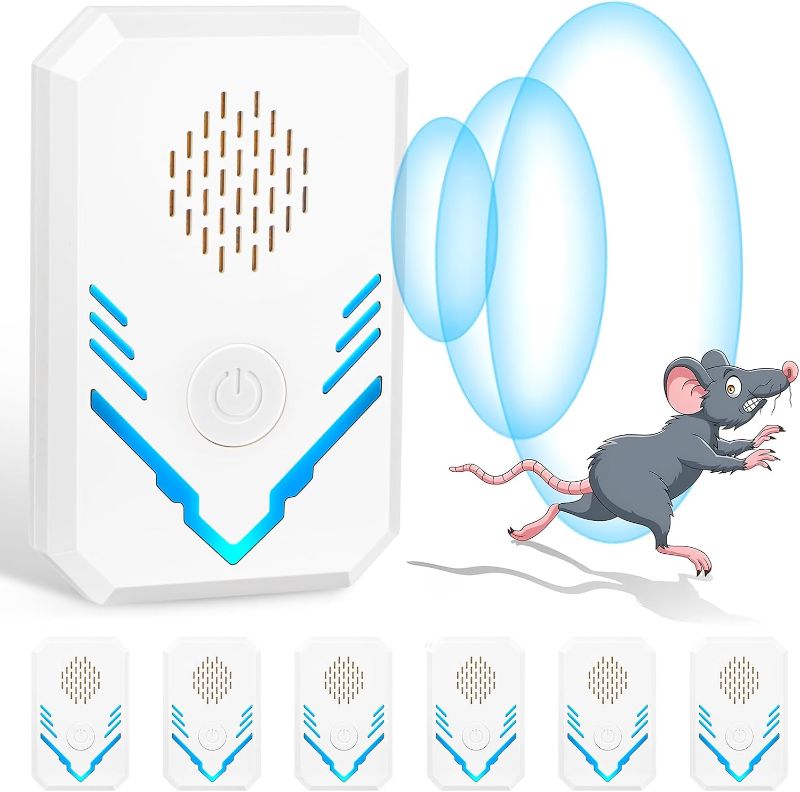 Photo 1 of 2025 Ultrasonic Pest Repeller&insect Repeller,2Mode Switching Ultrasonic Pest Repeller Electronic Mouse Repellent Ultrasonic Plug in Pest Control for Insect,Mosquito,Cockroach,AntBugs,Rat,Spide