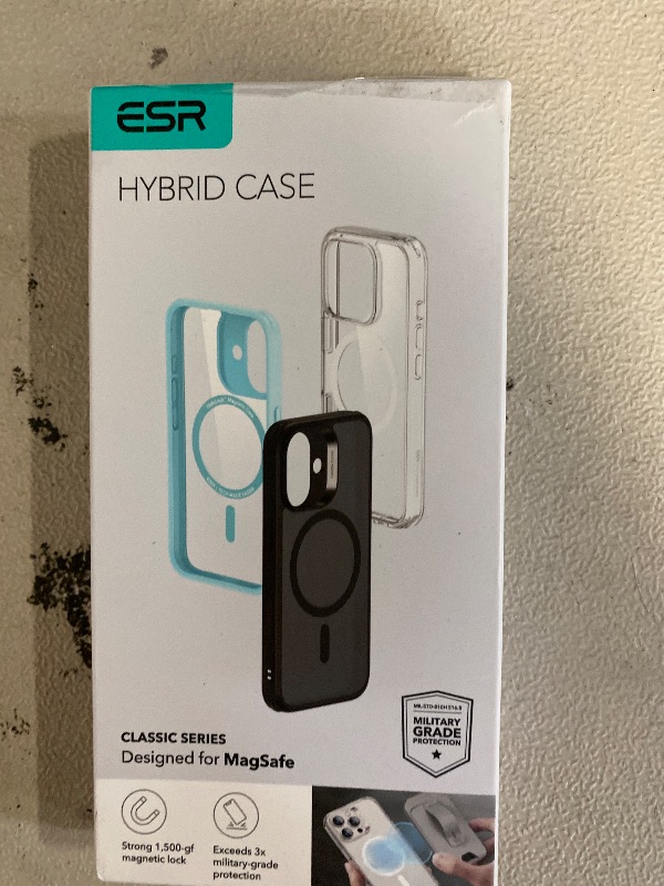 Photo 1 of ESR for iPhone 15 Case, Compatible with MagSafe, Military-Grade Protection, Yellowing Resistant, Scratch-Resistant Back, Magnetic Phone Case for iPhone 15, Classic Series, Clear
