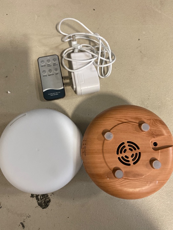 Photo 1 of 300ML Essential Oil Diffuser, Remote Control Ultrasonic Aromatherapy Oil Diffusers Cool Mist Humidifier, Waterless Auto-Off and 7 LED Light Colors for Bedroom, Yoga, SPA, Baby