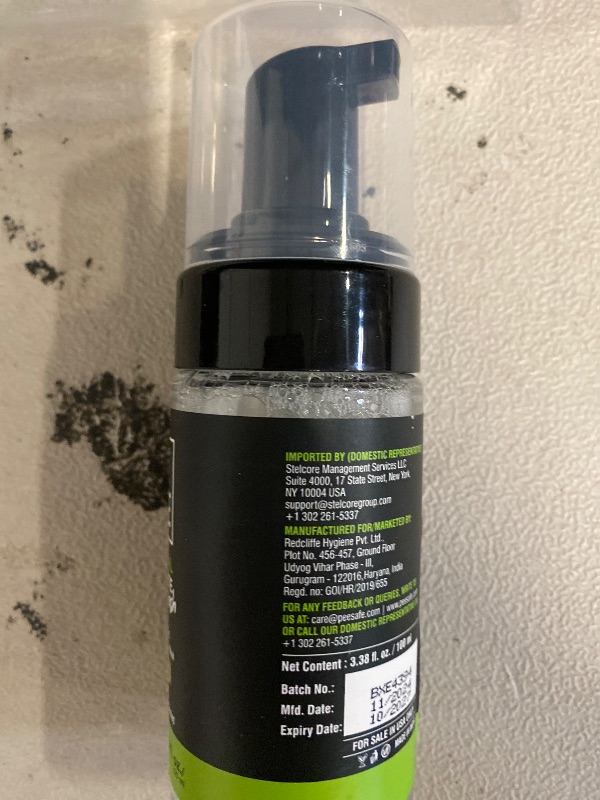 Photo 1 of Mens Intimate Wash by PEESAFE | Natural | Jabon Intimo Hombre | with Tea Tree Essential Oil | Ayurvedic | pH Balanced Foam based | Ball Wash for Men