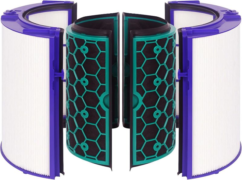 Photo 1 of TP04 Replacement Filter for Dyson Air Purifier TP04 HP04 DP04 Pure Cool Fan Hot Tower Fan, 360 Combi Glass HEPA + 2-in-1 HEPA Filters for TP04 Tower Purifying Fan
