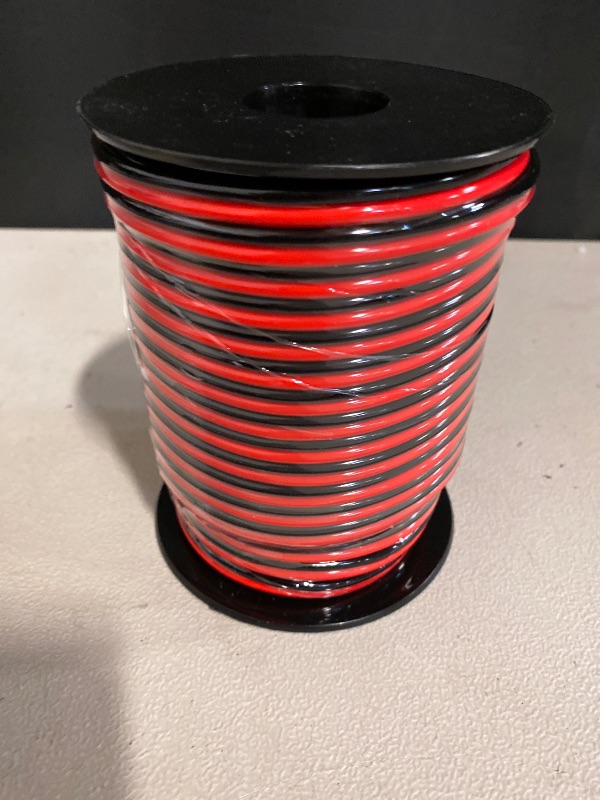 Photo 1 of 12 Gauge R-B 2 Conductor Zip 100 ft. General Purpose Hookup Wire
