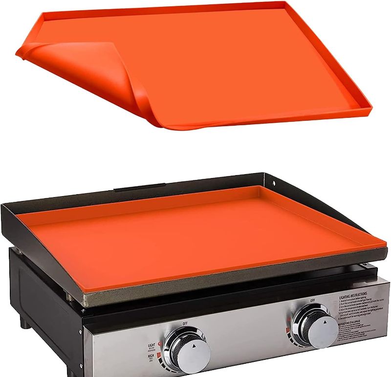 Photo 1 of 22" Silicone Griddle Mat for Blackstone 22 Inch Grill, Heavy Duty Food Grade Silicone Griddle Cover, Protect Your Grill from Dirt & Rust All Year Round