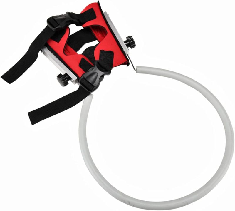 Photo 1 of Ring Harness for Blind Dogs, Safety Guiding Device with Adjustable Ring - Red, Small