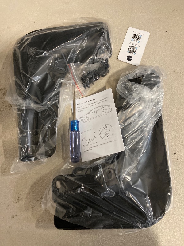 Photo 1 of 2025 New Tesla Model Y Juniper Accessories Mud Flaps [Stay Clean, Protect Paint] All Weather Guards, No Drilling Required, for Tesla New Model Y 2025 2026 Launch, Thicker Version (Set of 4)