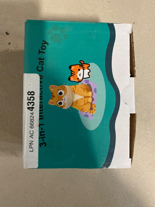 Photo 1 of Interactive Cat Toys for Indoor Cats - Smart Moving Electric Mouse with Remote Control, Feather Tail, and Rechargeable Battery - Automatic Play for Bored Kittens & Adult Cats & Daily Exercise