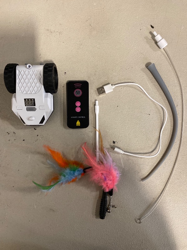 Photo 1 of Interactive Cat Toys for Indoor Cats - Smart Moving Electric Mouse with Remote Control, Feather Tail, and Rechargeable Battery - Automatic Play for Bored Kittens & Adult Cats & Daily Exercise