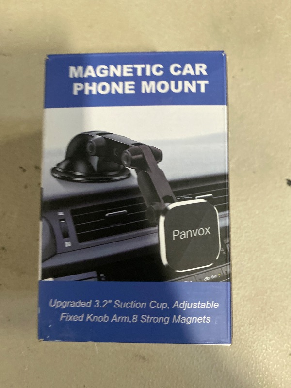Photo 1 of Magnetic Phone Car Mount, Universal Dashboard Windshield Car Phone Mount Holder with Upgraded 3.2" Suction Cup,8 Strong Magnets Compatible with iPhone 11 Pro X XS Max XR Galaxy Note10 S10 (B)
