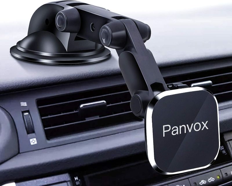 Photo 1 of Magnetic Phone Car Mount, Universal Dashboard Windshield Car Phone Mount Holder with Upgraded 3.2" Suction Cup,8 Strong Magnets Compatible with iPhone 11 Pro X XS Max XR Galaxy Note10 S10 (B)