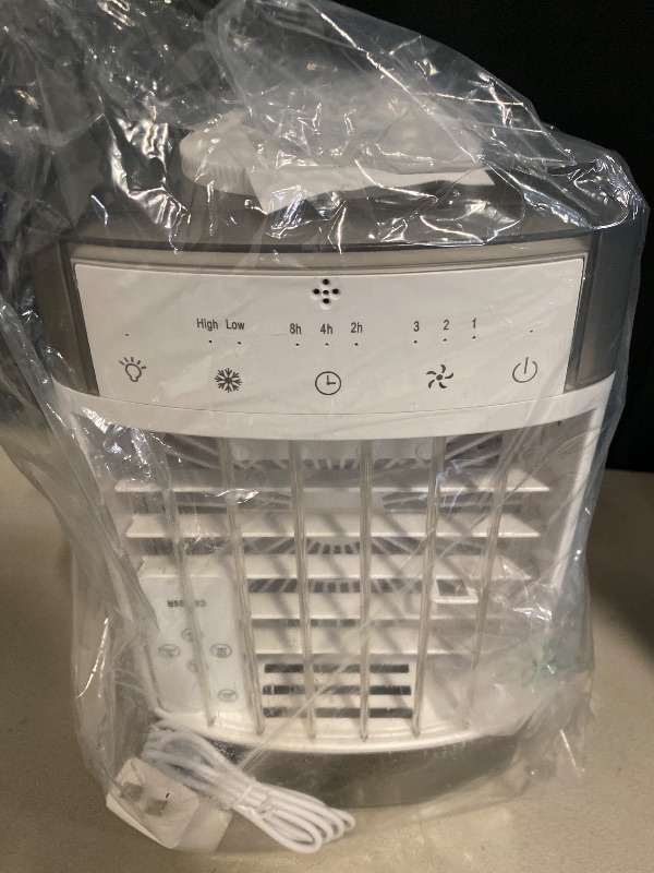Photo 1 of Portable Air Conditioners, 3-in-1 Portable AC Unit, Personal Mini Air Conditioner With 1000ml Water Tank, 2/4/6H Timer, USB Charging Small Cooling Fan (Include 5V 2A Adapter) For Indoor Office Bedroom