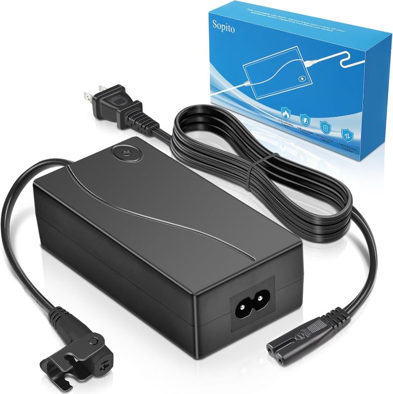 Photo 1 of Power Recliner Power Supply, Sopito Universal 2-Pin AC/DC Adapter 100-240V, Quality 29V 2A Switching Transformer, Replacement Part for Recliner Couch/Electric Sofa/Lift Chair/Standing Desk