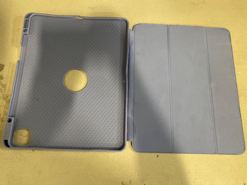 Photo 1 of MoKo iPad Air 13 inch Case (M3 2025/M2 2024) & iPad Pro 12.9 Case 6th/5th Gen (2022/2021), Ultra-Thin Protective Cover with Pencil Holder, Trifold Stand, Auto Wake/Sleep, Lavender