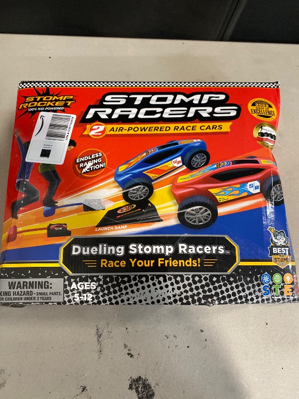 Photo 1 of ArtCreativity Car Rocket Launcher For Kids Super Catapult Car Racers, Includes 2 Cars, 2 Stomp Launchers, Ramp, finish line, & Decorating Decals, Car Toys for Kids, Adrenaline-Pumping Outdoor Toys
