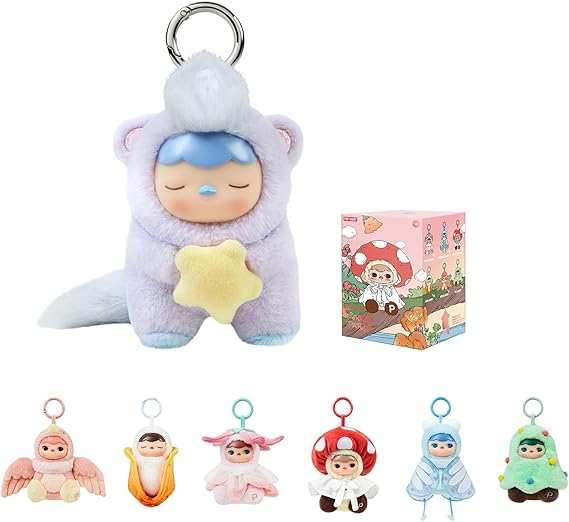 Photo 1 of POP MART PUCKY Forest Party Vinyl Plush Pendant Blind Box Figures, Random Design Toys for Modern Home Decor, Collectible Toy Set for Desk Accessories, 1PC
