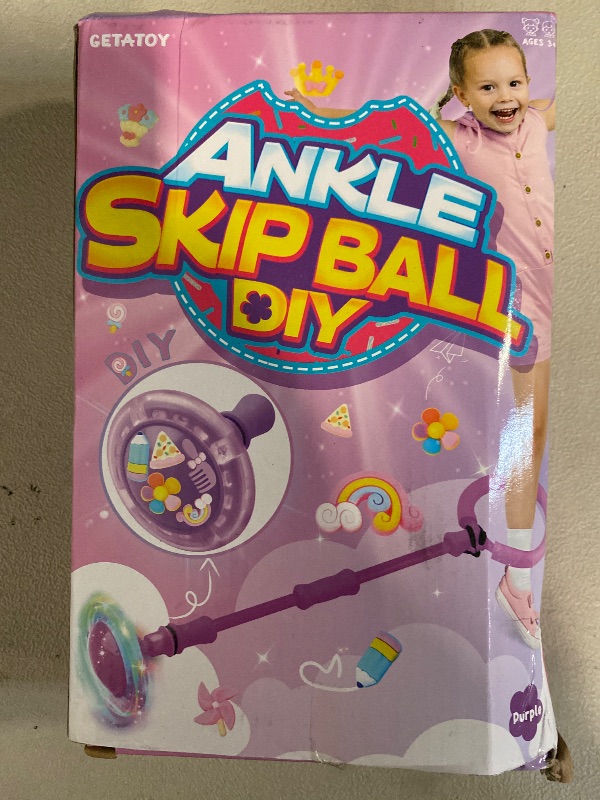 Photo 1 of Ankle Skip Ball for Kids: Toys for 4-8 Years Old Girls, Skip Ball Toy for Girls, Outdoor Toys Gifts for Girls Ages 8-12 6-8 Skip Toy 8 Year Old Girl Birthday Gift