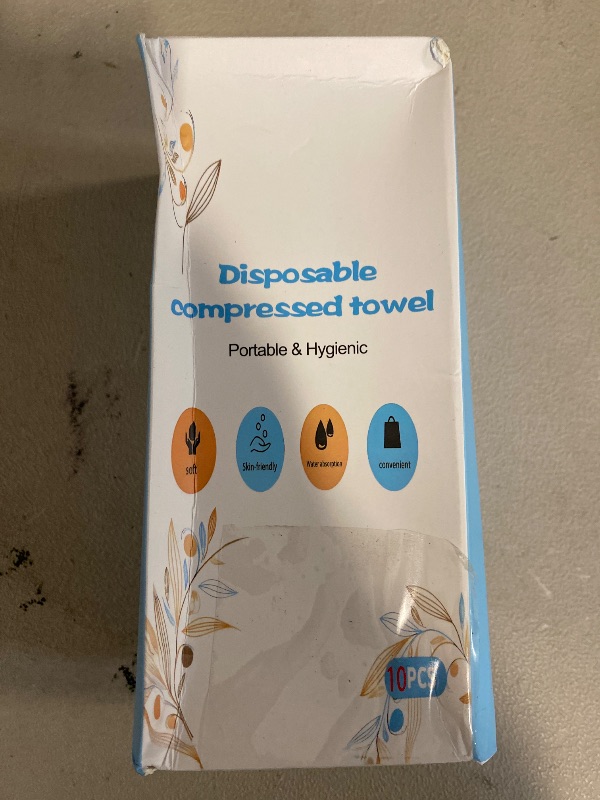 Photo 1 of 10 PCS Compressed Bath Towel Tablets for Travel Outdoors and Emergencies