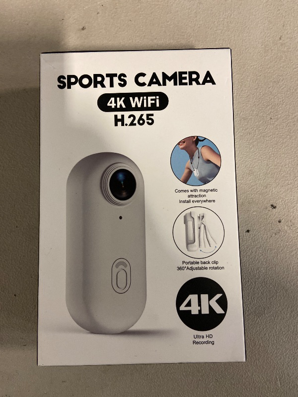 Photo 1 of Stallion Frames Body Camera,Stallionframes 4k Mini Handsfree Bodycam,Magnetic Camera for Shirt (White)
