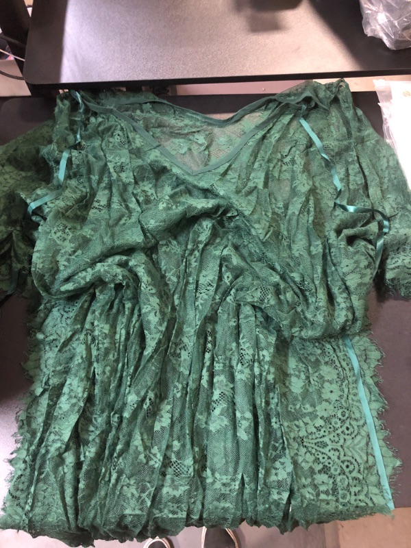 Photo 1 of Green Lace Cover Up 4XL