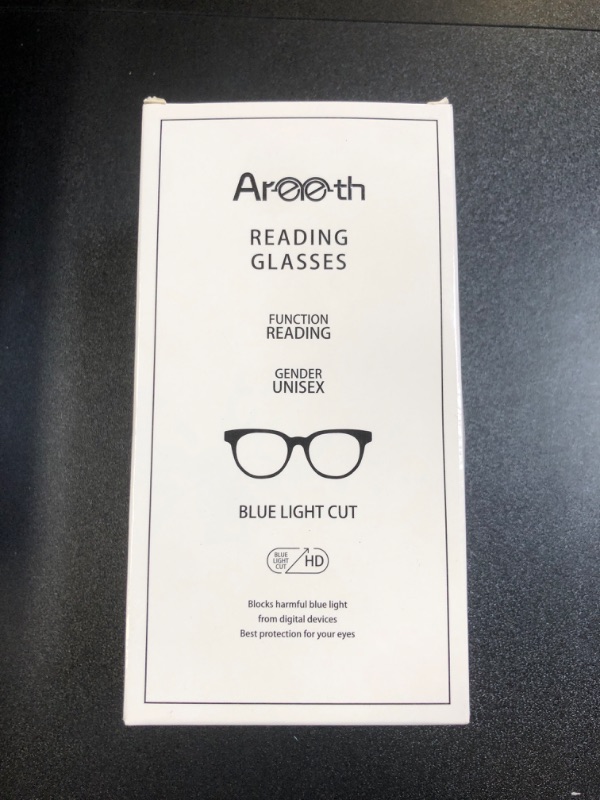 Photo 3 of Areyeth Retro Oversized Blue Light Blocking Reading Glasses for Women Oprah Style Large Thick Frame Ladies Reader with Spring Hinge (Six colors, 2.50)
