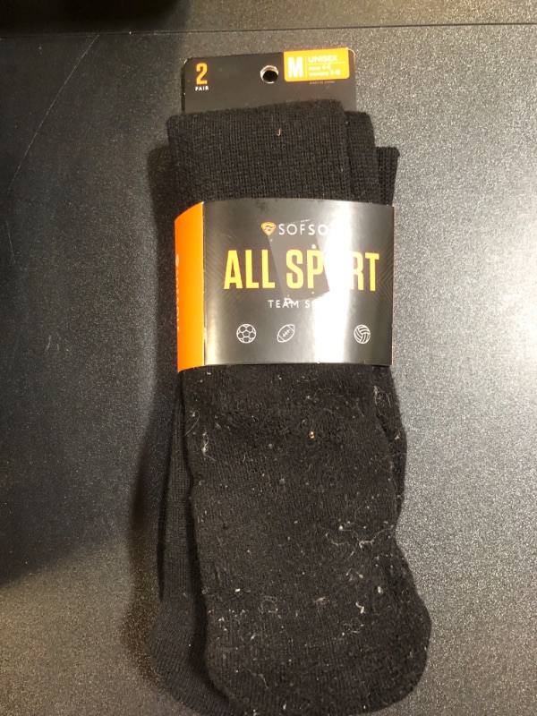 Photo 1 of 2 Pairs Black Socks Medium