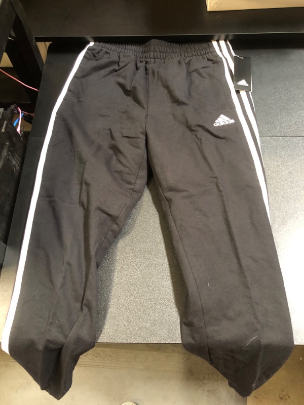 Photo 2 of Adidas(R) 3-Stripe French Terry Joggers - Black Large 