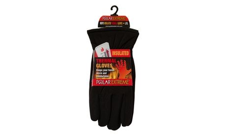 Photo 1 of Polar Extreme Heat Men's Stretch Lined Glove Men's Glove Size M/L in Black Small
