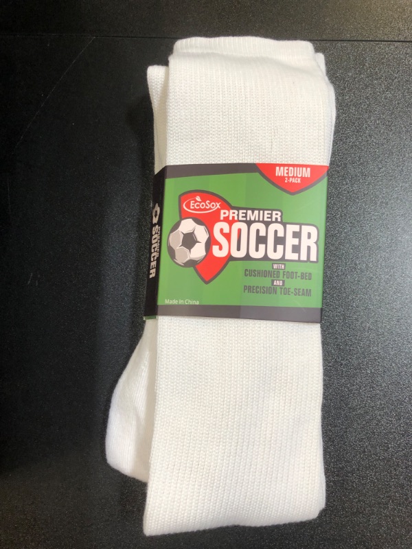 Photo 1 of 2 Pairs White Socks Medium 