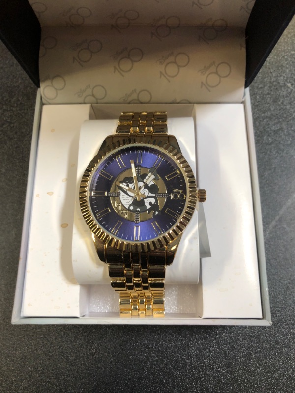 Photo 2 of Disney 100th Anniversary Gold Bracelet Watch
